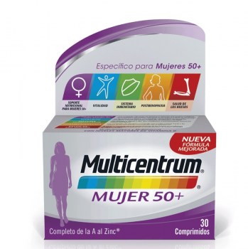 multicentrum 30 comprimidos mujer 50
